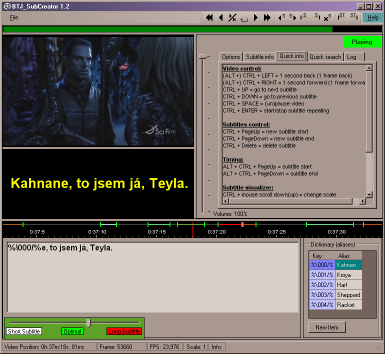 BTJ Subtitle Creator screenshot